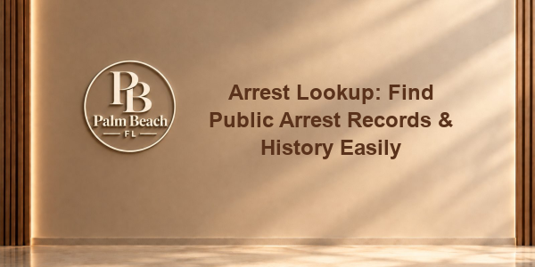 Arrest Lookup: Find Public Arrest Records & History Easily