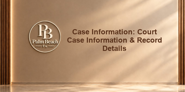 Case Information: Court Case Information & Record Details