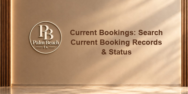 Current Bookings: Search Current Booking Records & Status