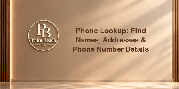 Phone Lookup: Find Names, Addresses & Phone Number Details